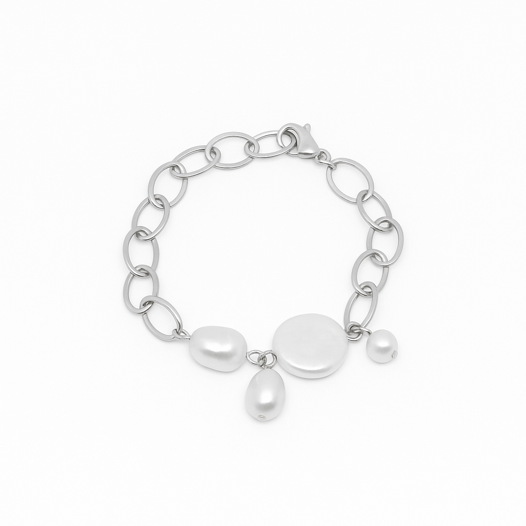 Pulsera Naxos Plateada