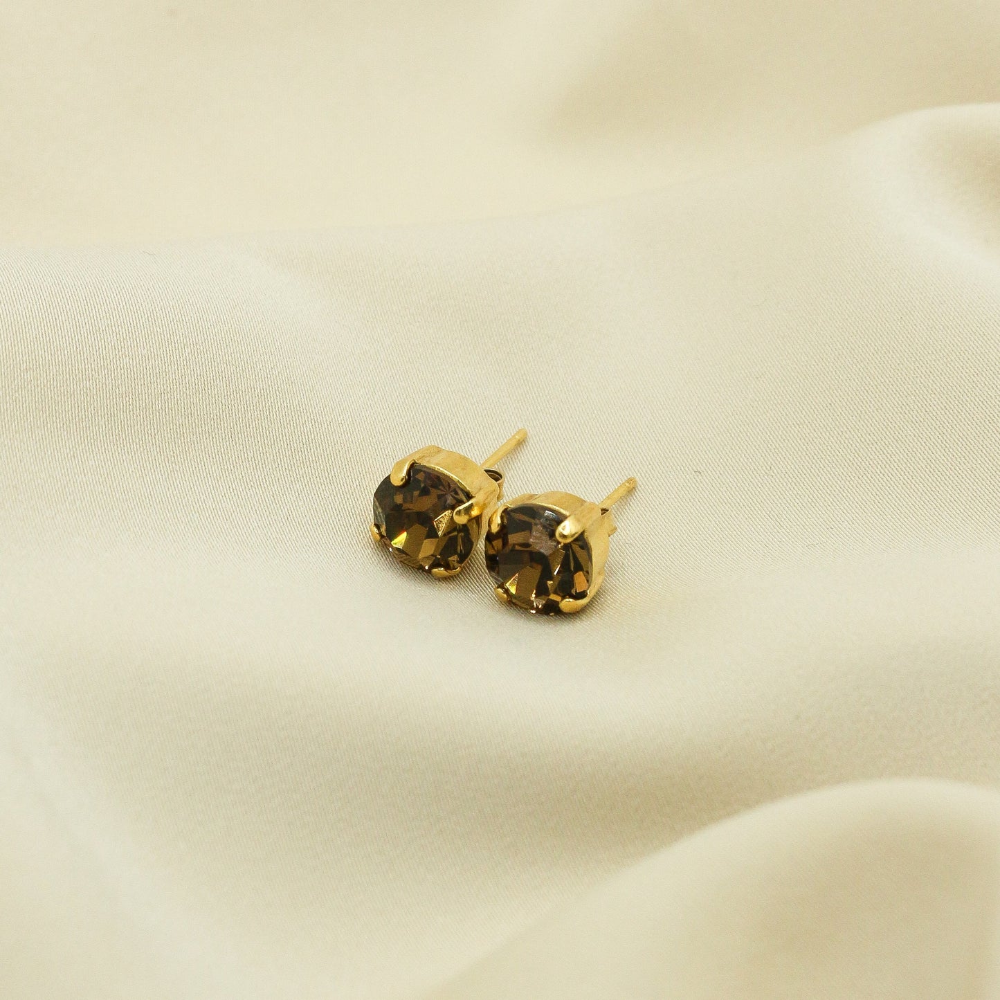 Pendientes Botón Cristal de Swarovski®
