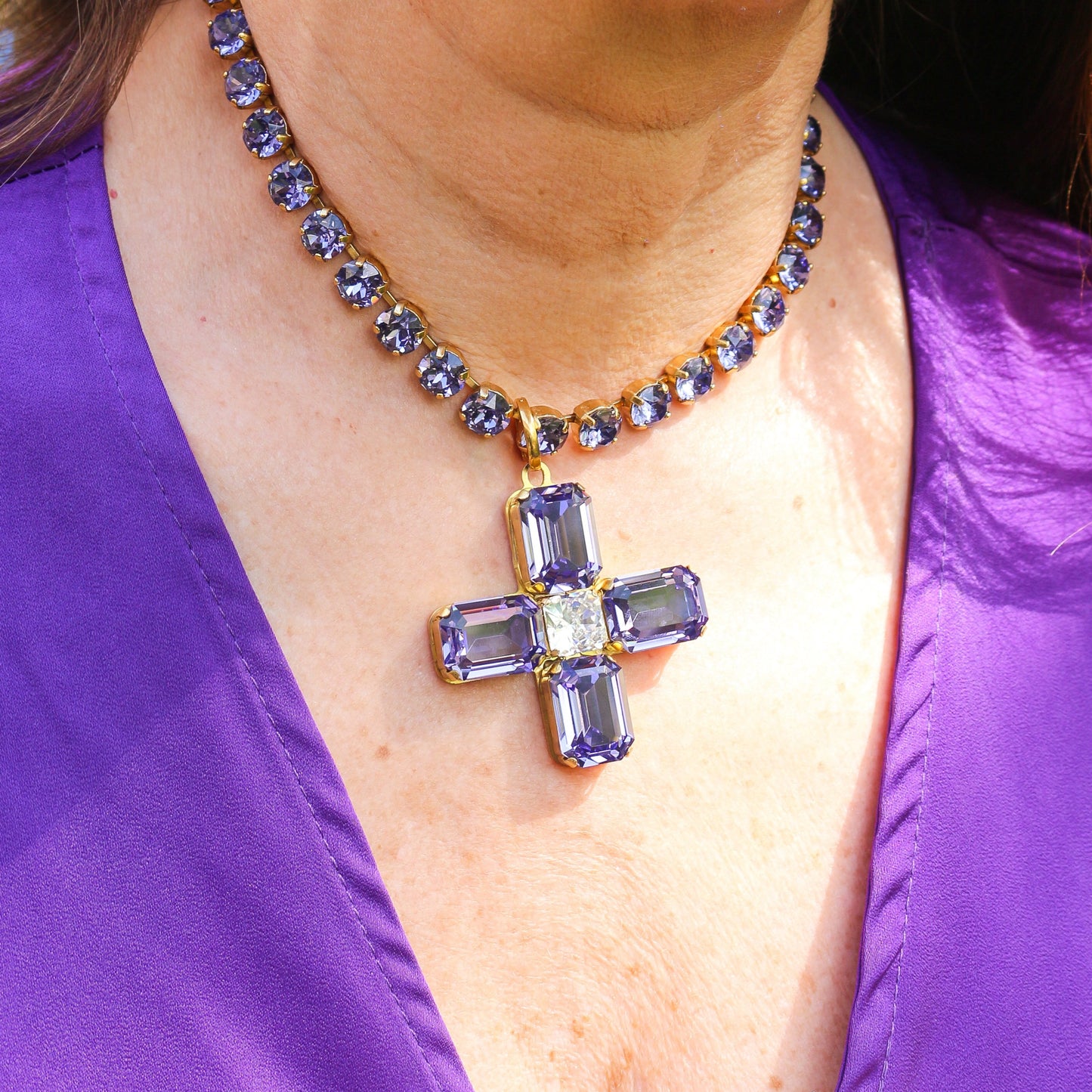 Tanzanite Furore Cross