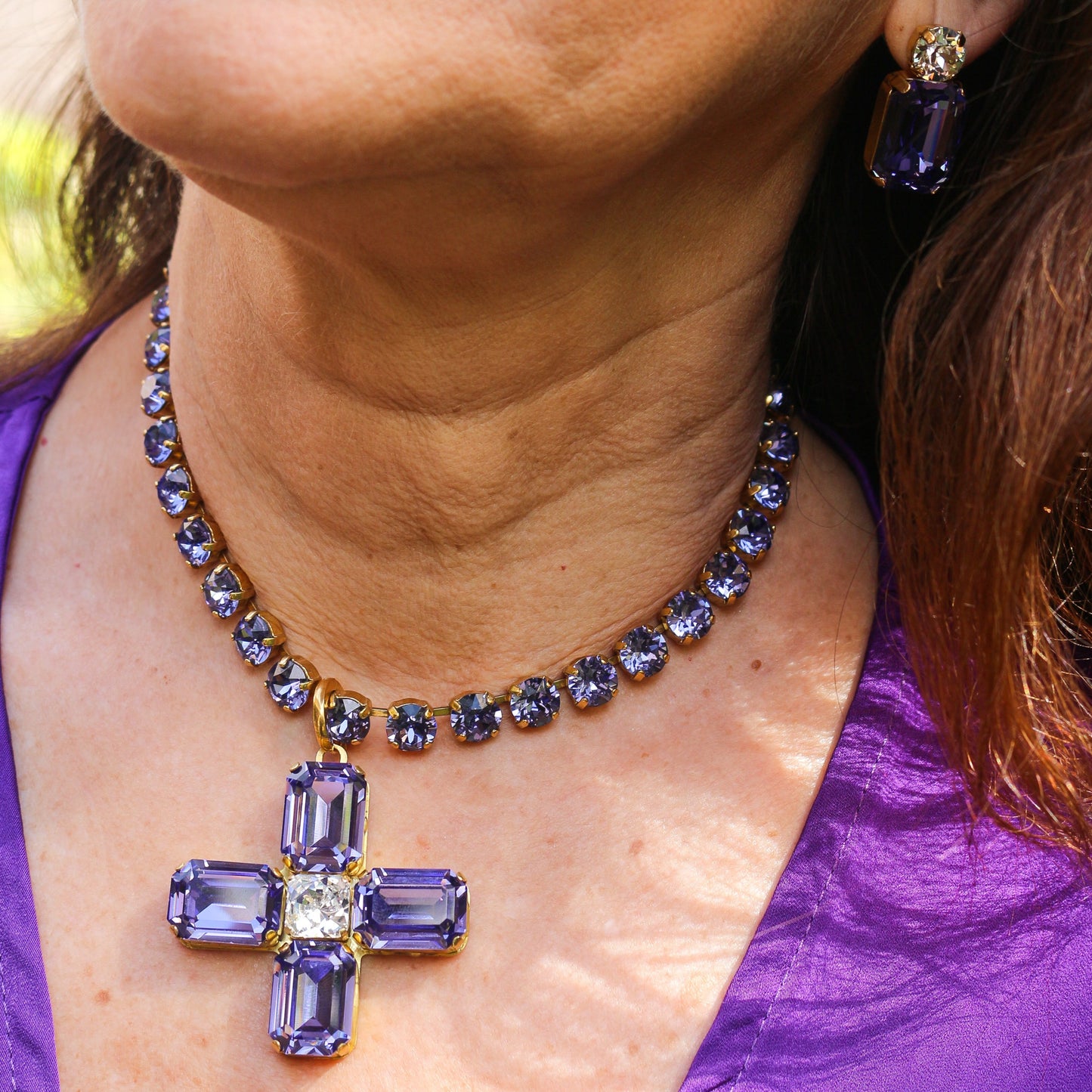 Tanzanite Furore Cross