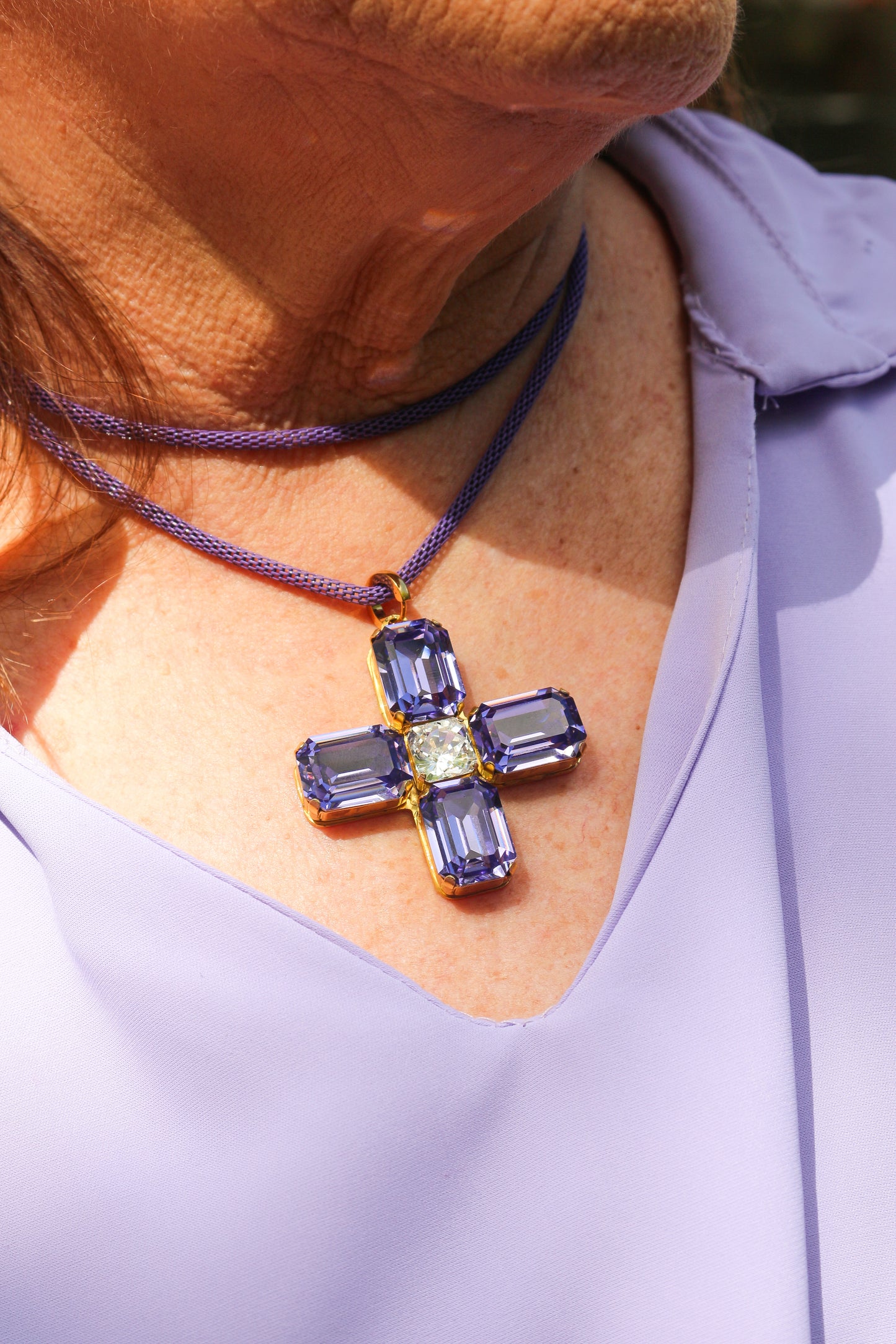 Tanzanite Furore Cross