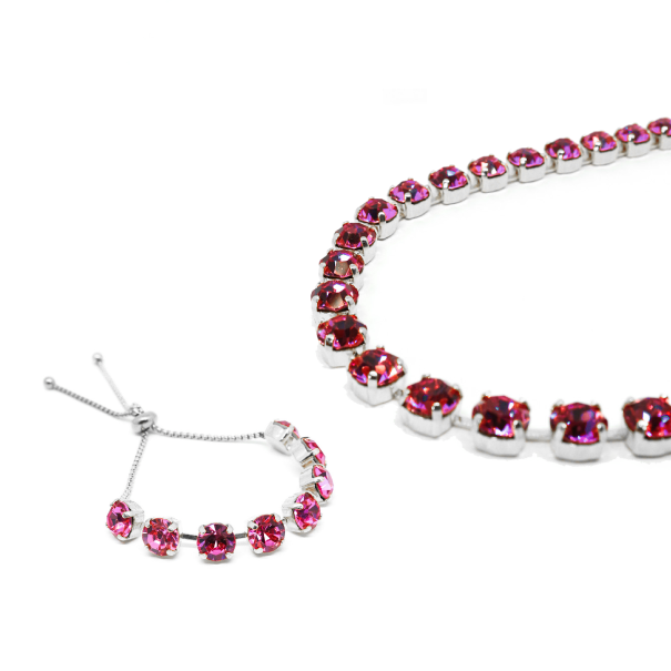 Combo: Collar y Pulsera Atenea Silver