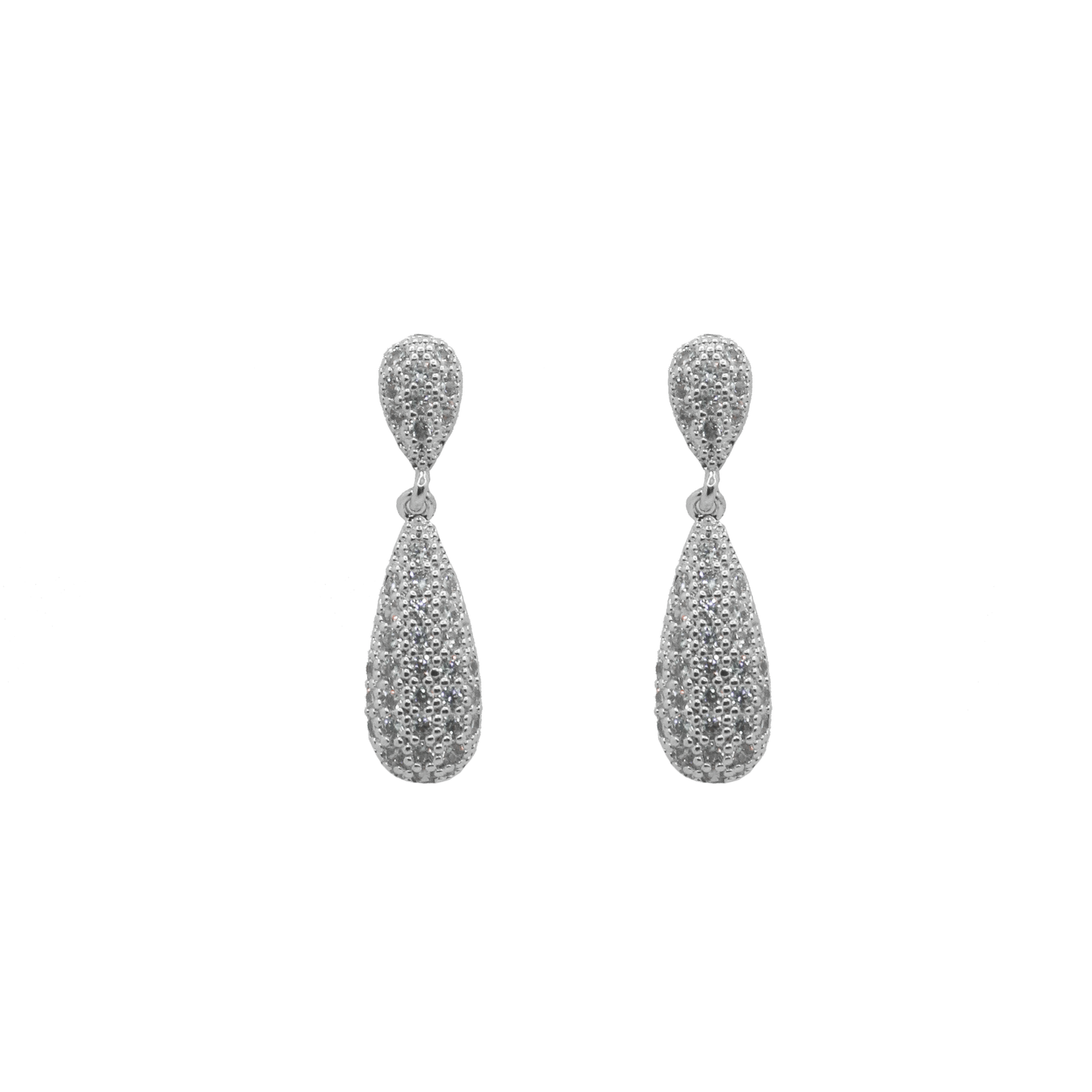 Zirconia Teardrop Earrings