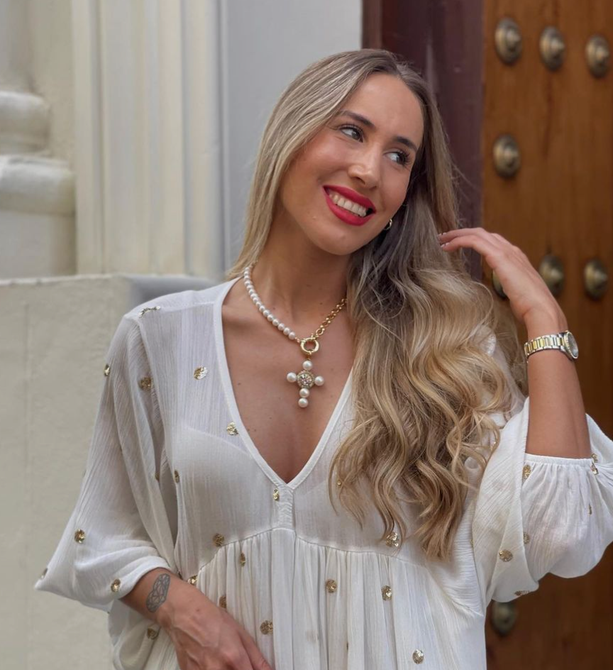 Cruz Perla Blanca