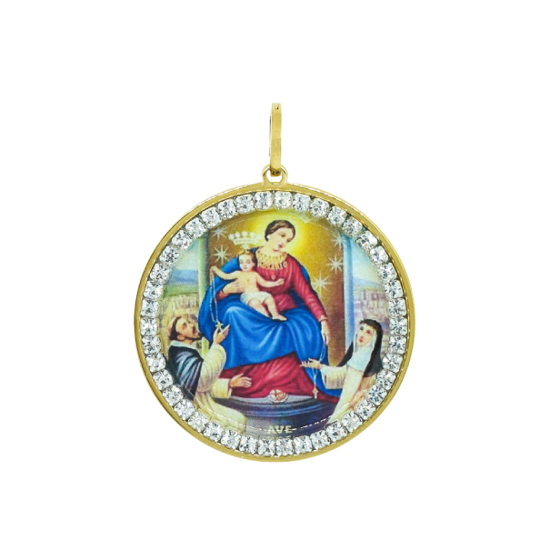 Medalla Madonna de Pompeya
