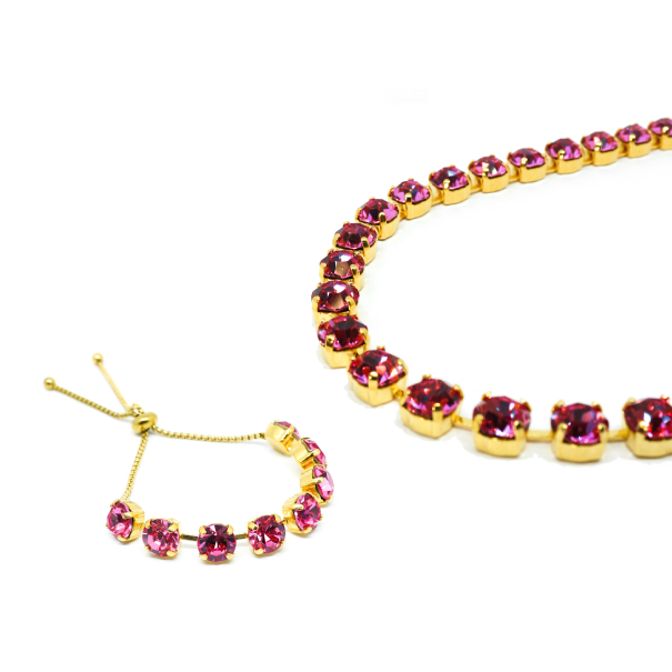 Combo: Collar y Pulsera Atenea Golden
