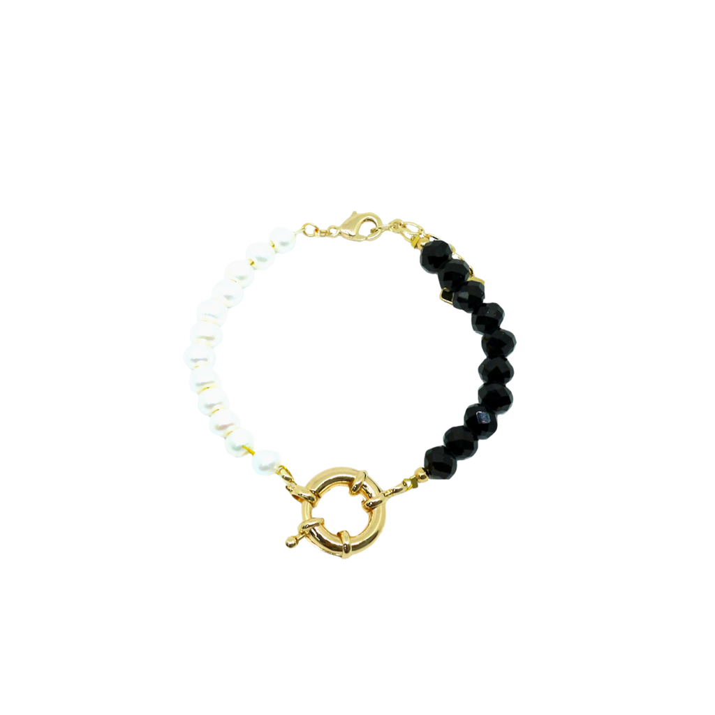 Pulsera Mix Perlas Black