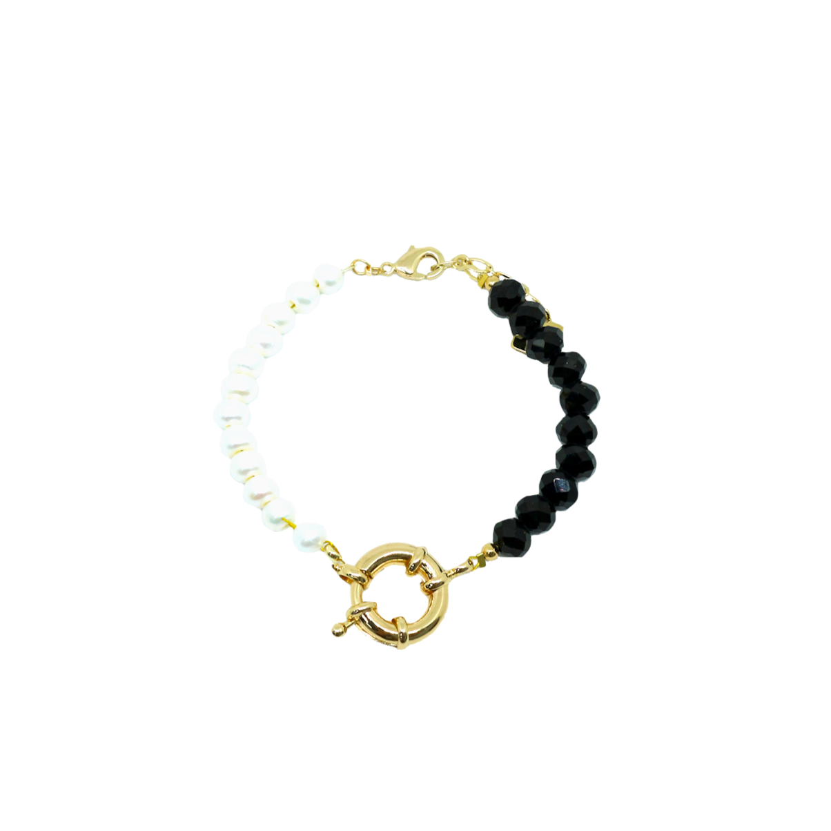 Pulsera Mix Perlas Black