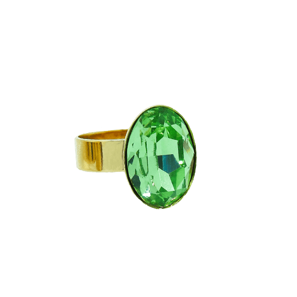 Anillo Alberobello Verde Peridoto