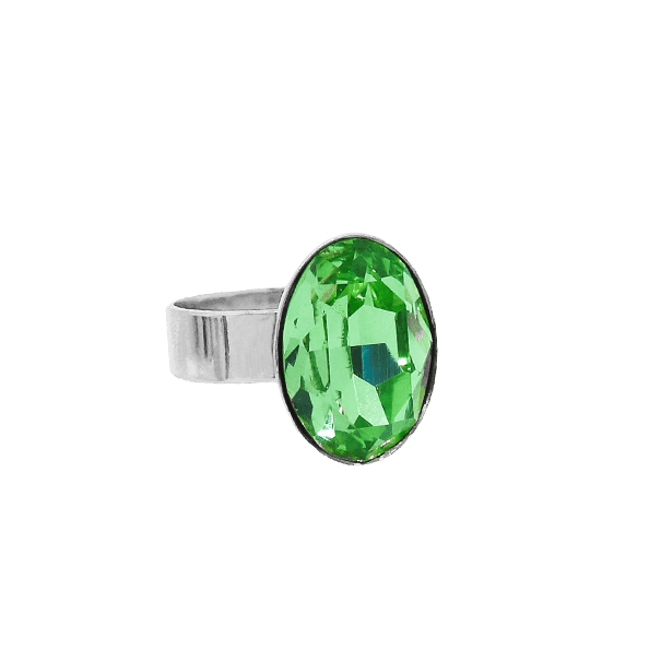 Anillo Alberobello Verde Peridoto