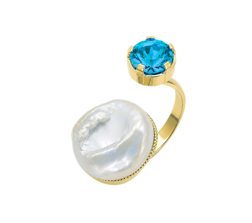 Anillo Barroca AquaPeonia