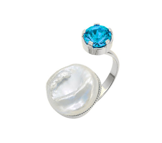 Anillo Barroca AquaPeonia