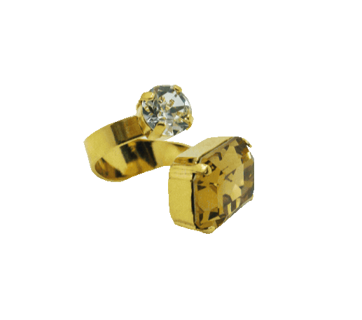Anillo Gemelli con Cristal de Swarovski®