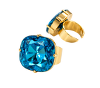 Anillo Troya Aqua Peonia