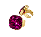 Anillo Troya Aqua Peonia