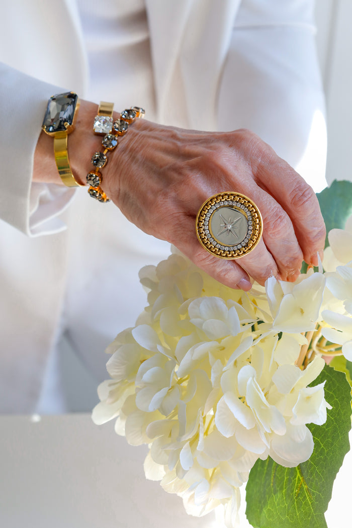 Anillo Estrella Bicolor