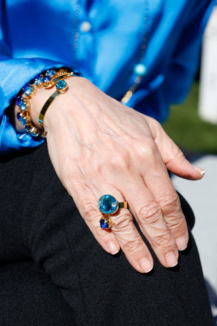 Anillo Bellagio Azul