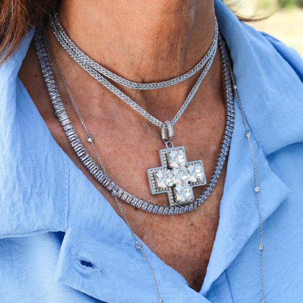 Cruz Afrodita Cristal de Swarovski®