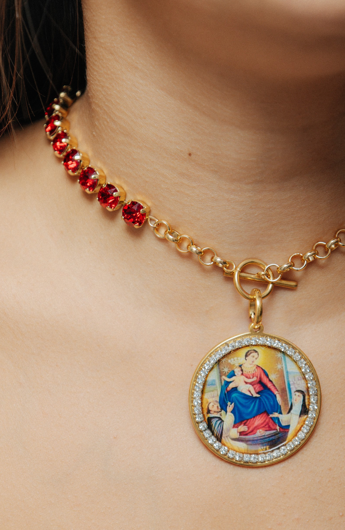 Medalla Madonna de Pompeya