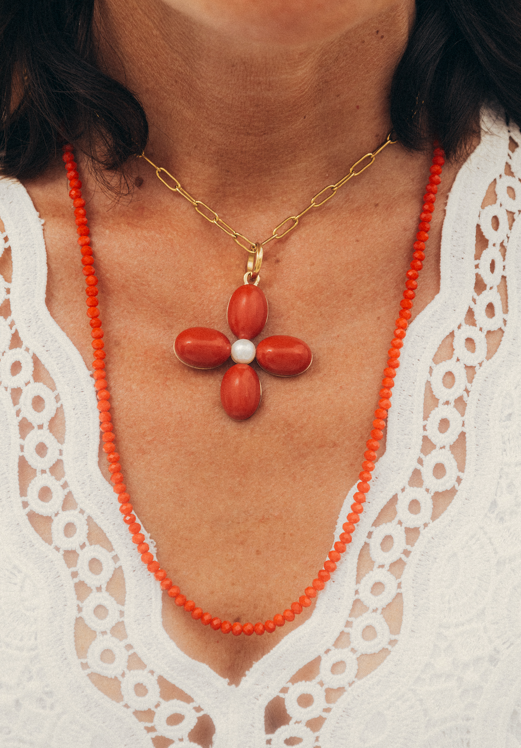 Collar Maxifacetado
