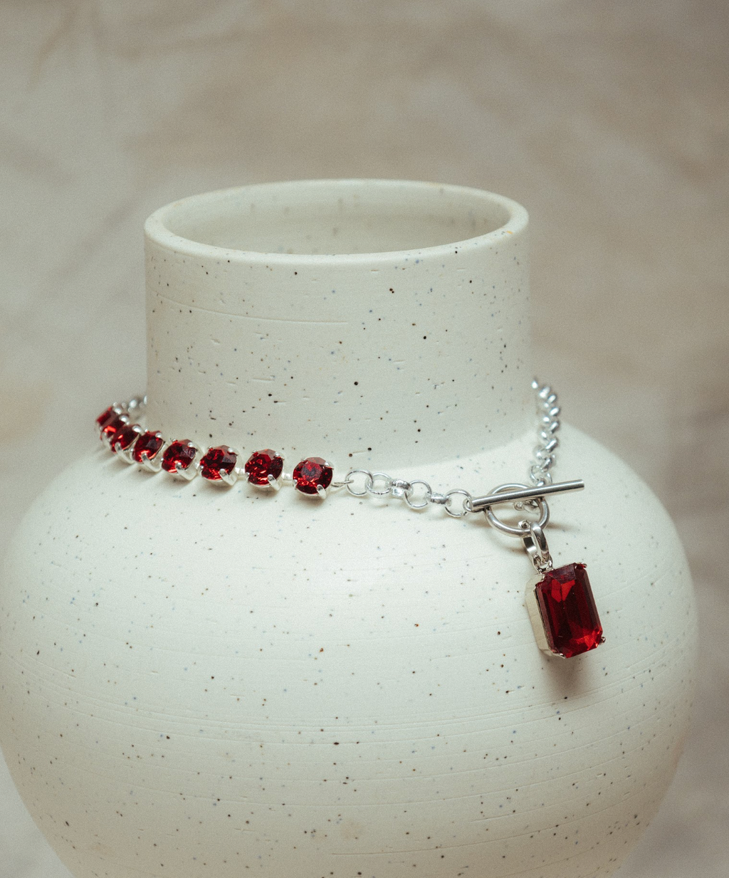 Cadena Mix Atenea con Cristal de Swarovski®