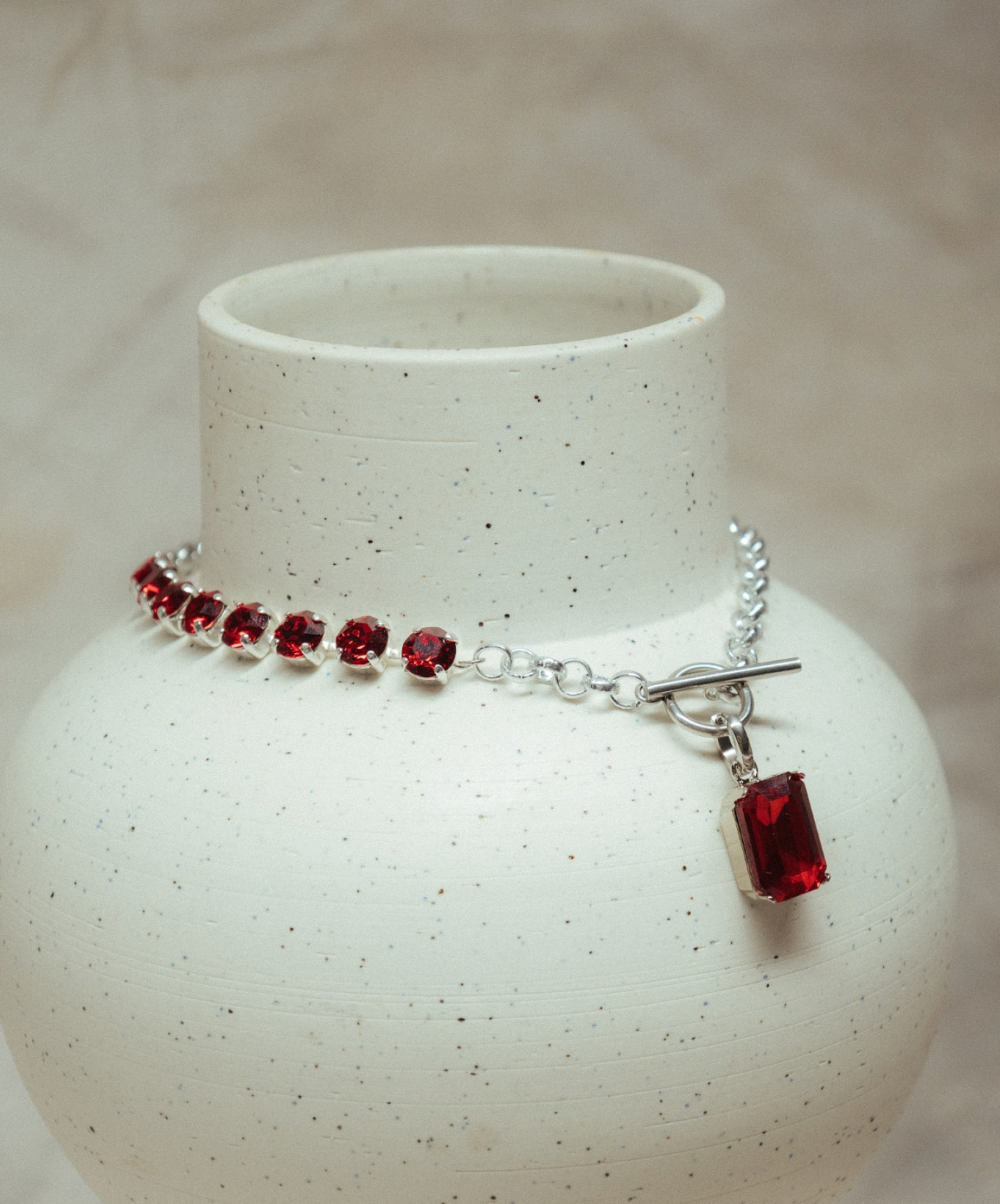 Cadena Mix Atenea con Cristal de Swarovski®
