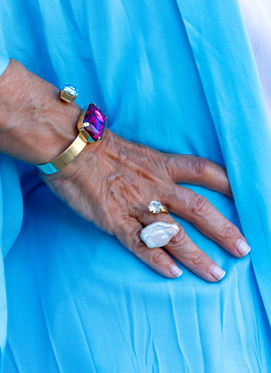 Anillo Barroca AquaPeonia