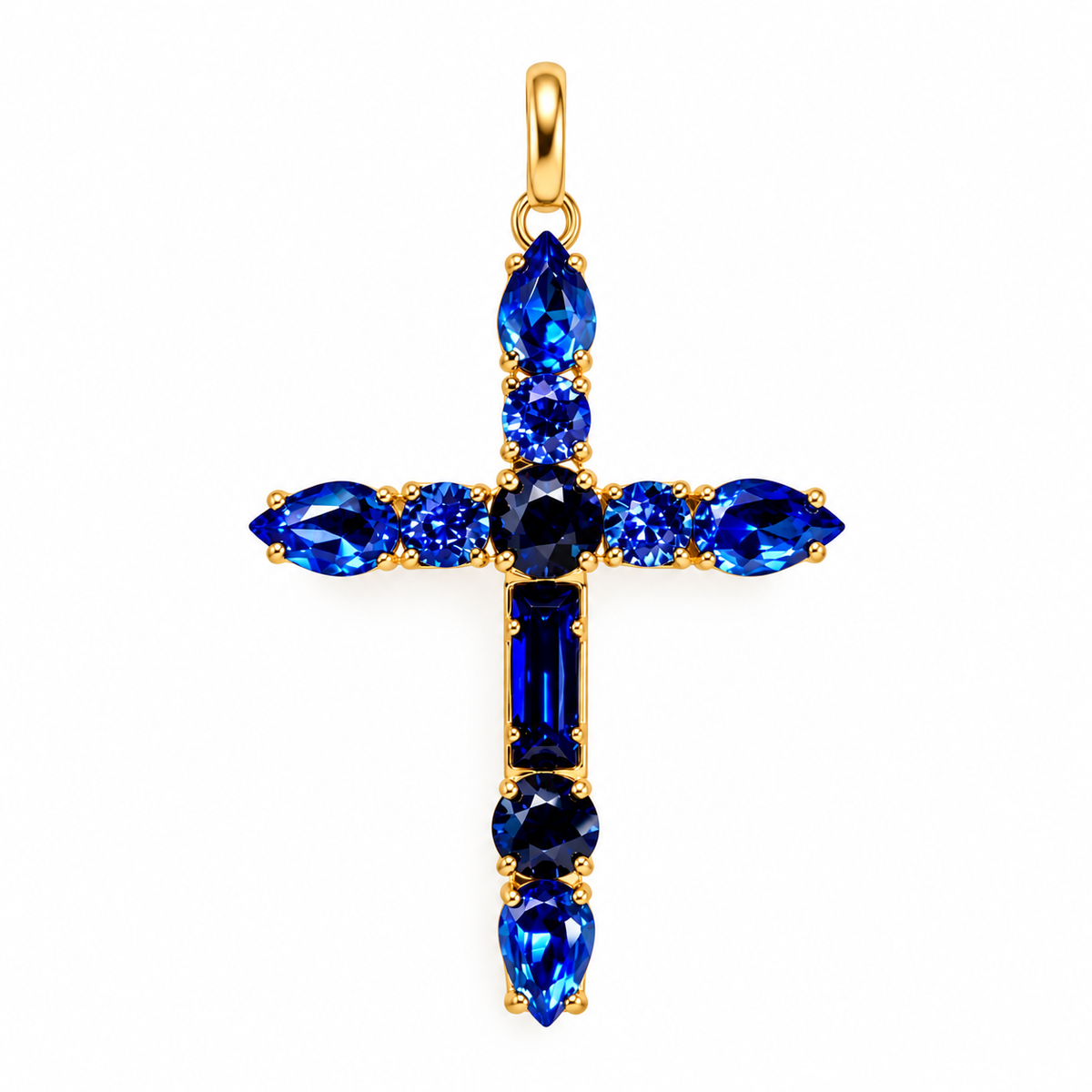 Cruz Gaudí con Cristal de Swarovski®