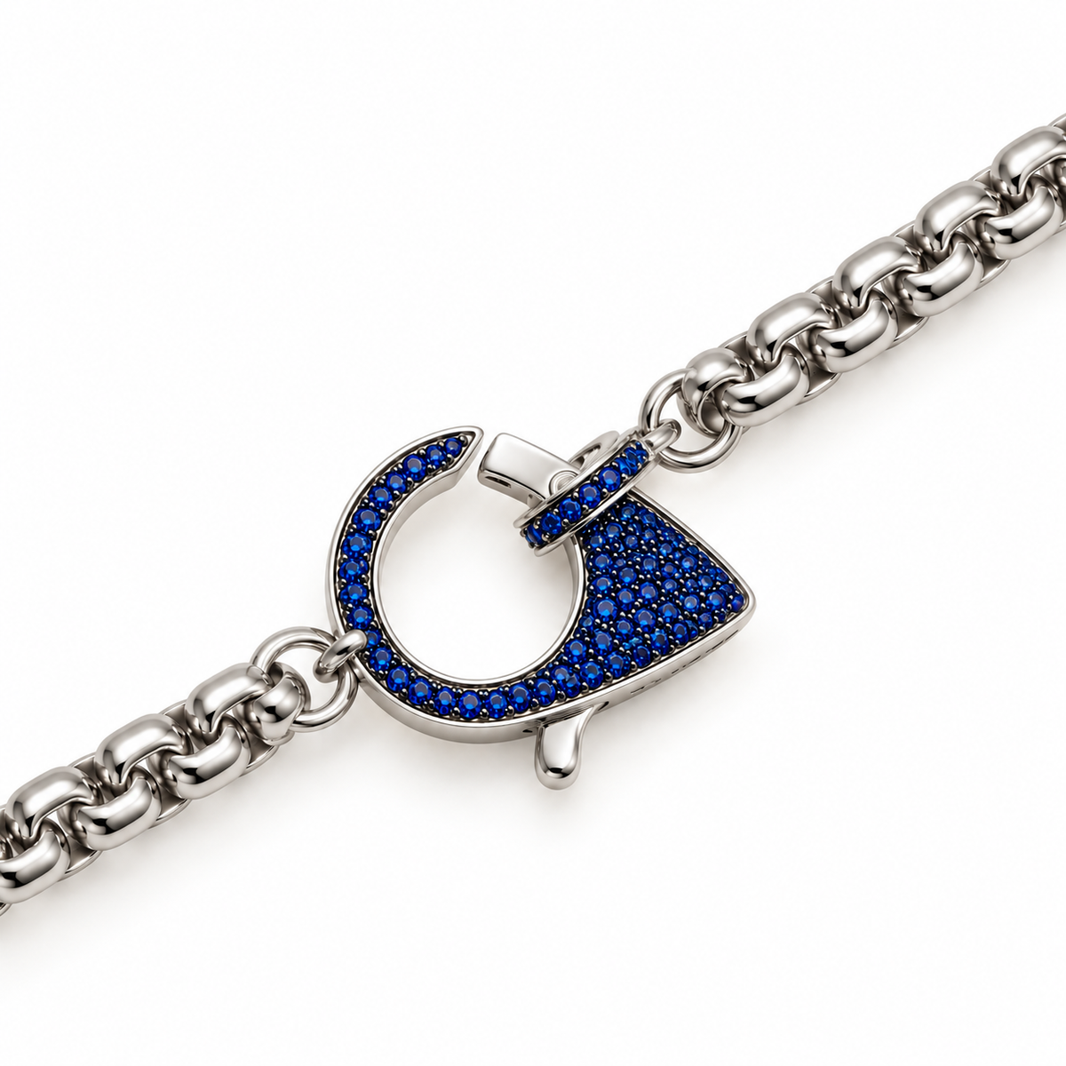Collar Azul Royal Pavé