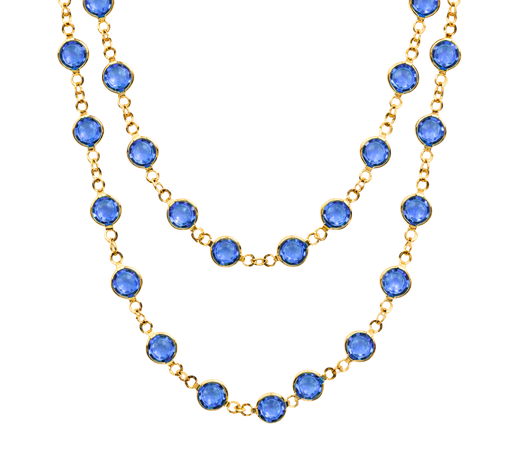 Cadena Cristales de Colores