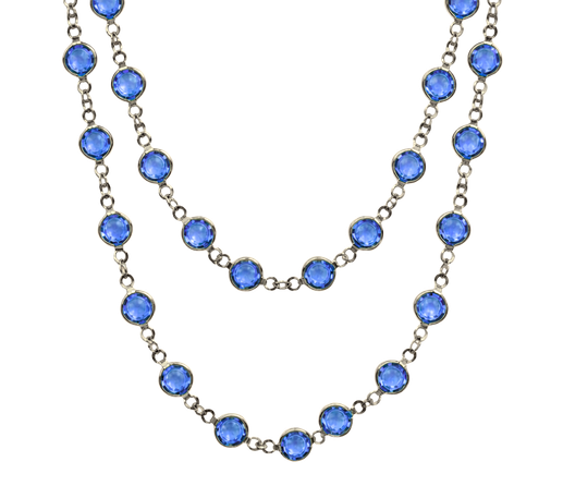 Cadena Cristales de Colores