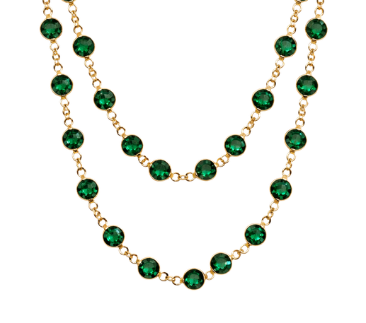 Cadena Cristales de Colores