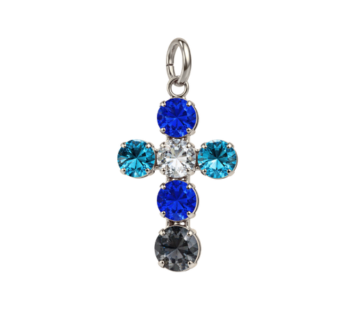Cruz Multicolor con Cristal Swarovski®
