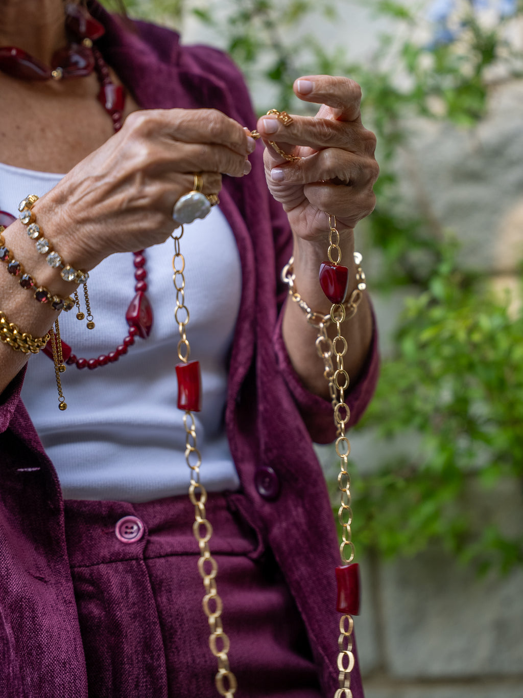 Collar Natura con Cadena