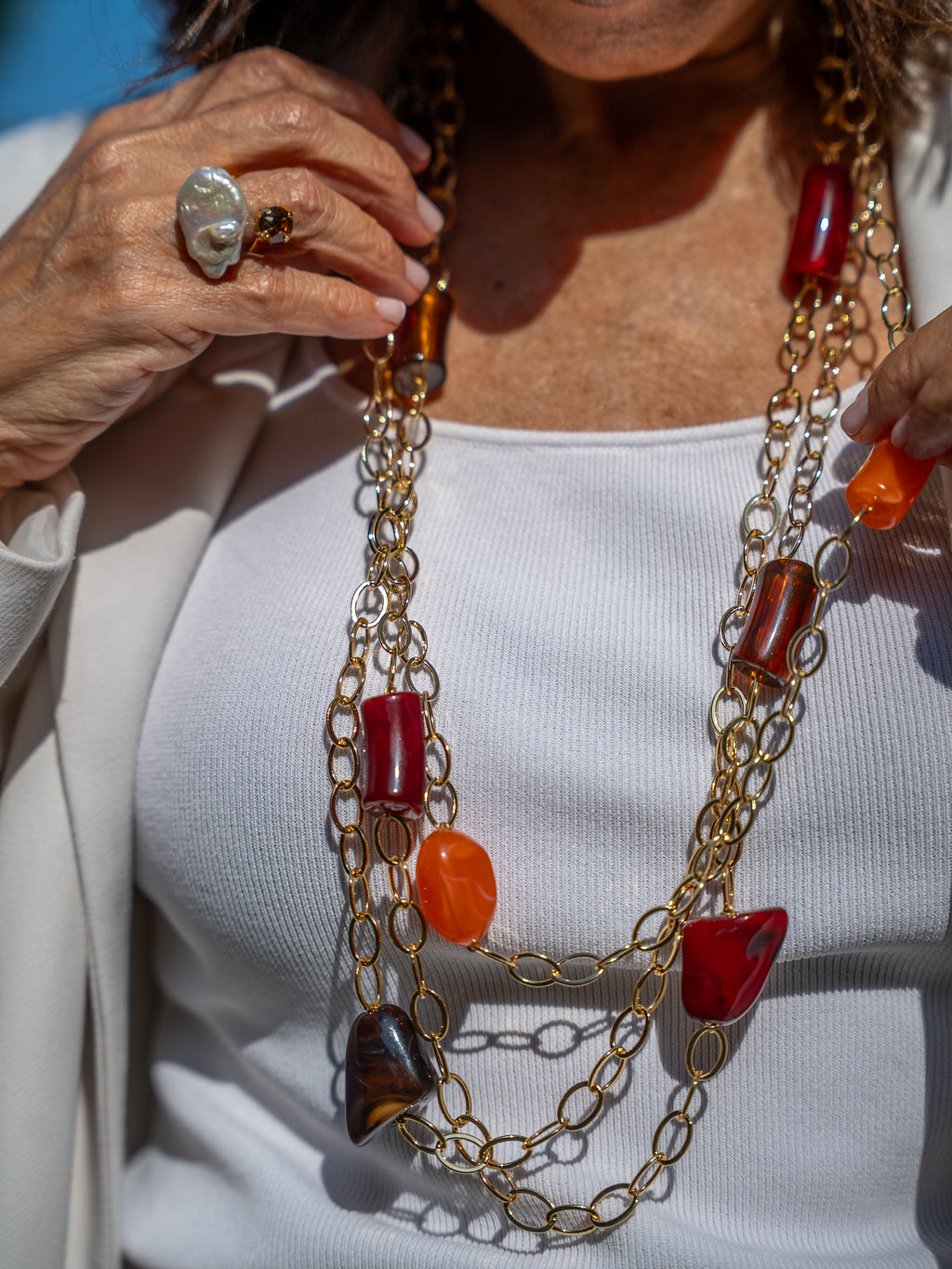 Collar Natura con Cadena