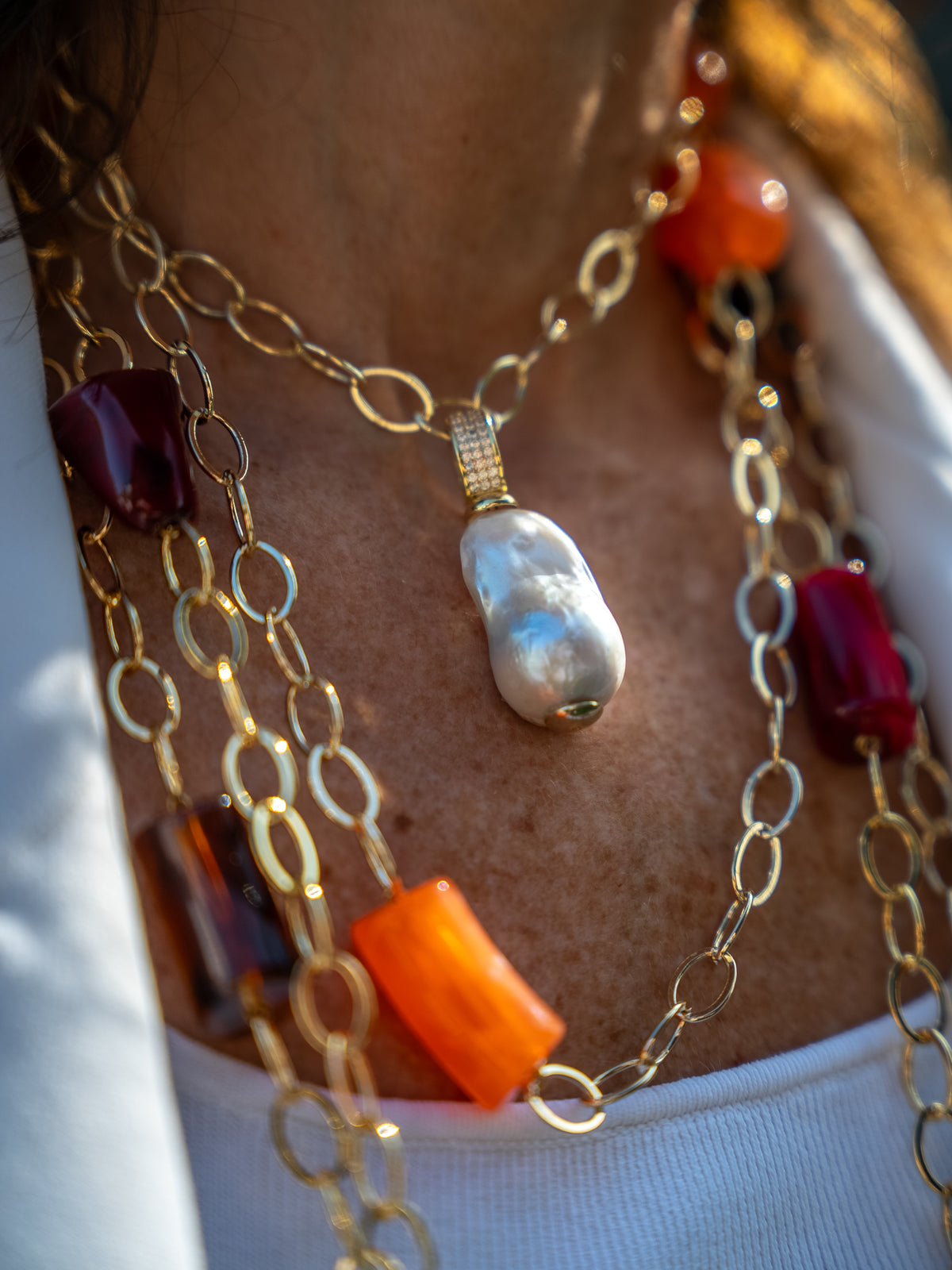 Collar Natura con Cadena