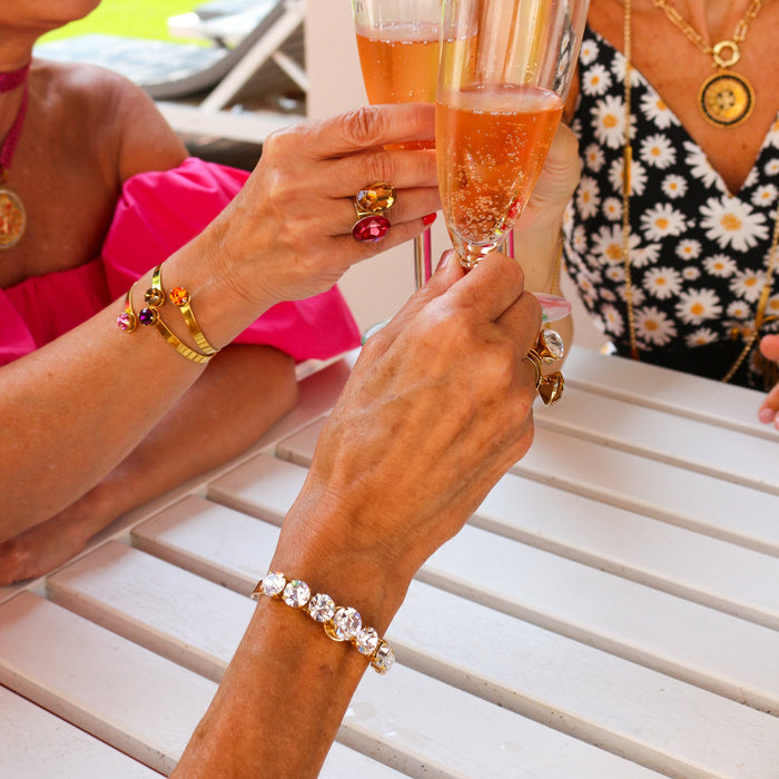 Esclava Andrómeda Caramelo con Cristal de Swarovski®