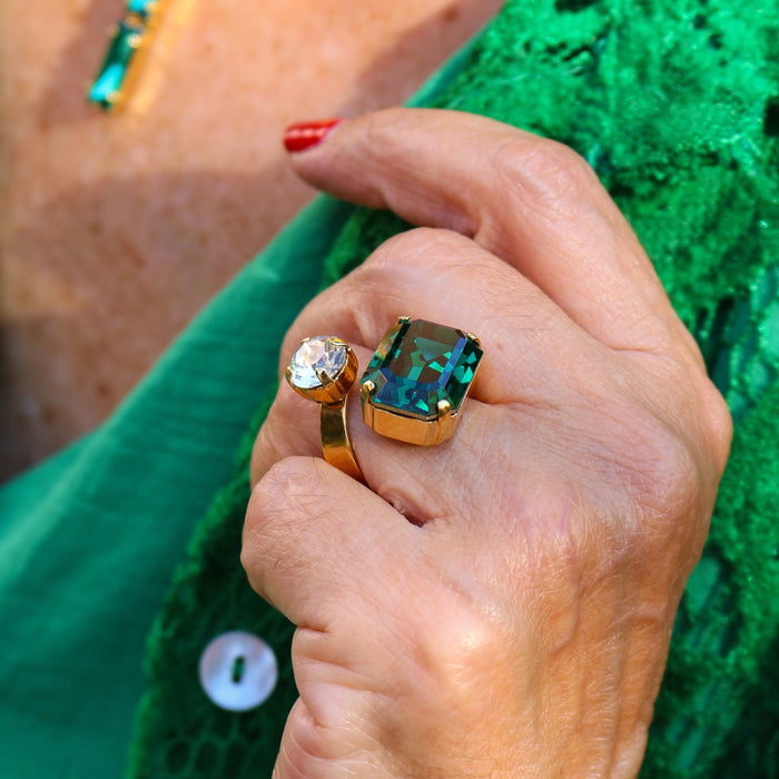 Anillo Gemelli con Cristal de Swarovski®