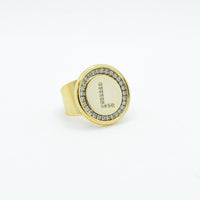 Anillo Mini Inicial (Personalización)