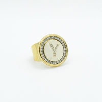 Anillo Mini Inicial (Personalización)