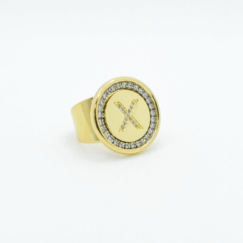 Anillo Mini Inicial (Personalización)