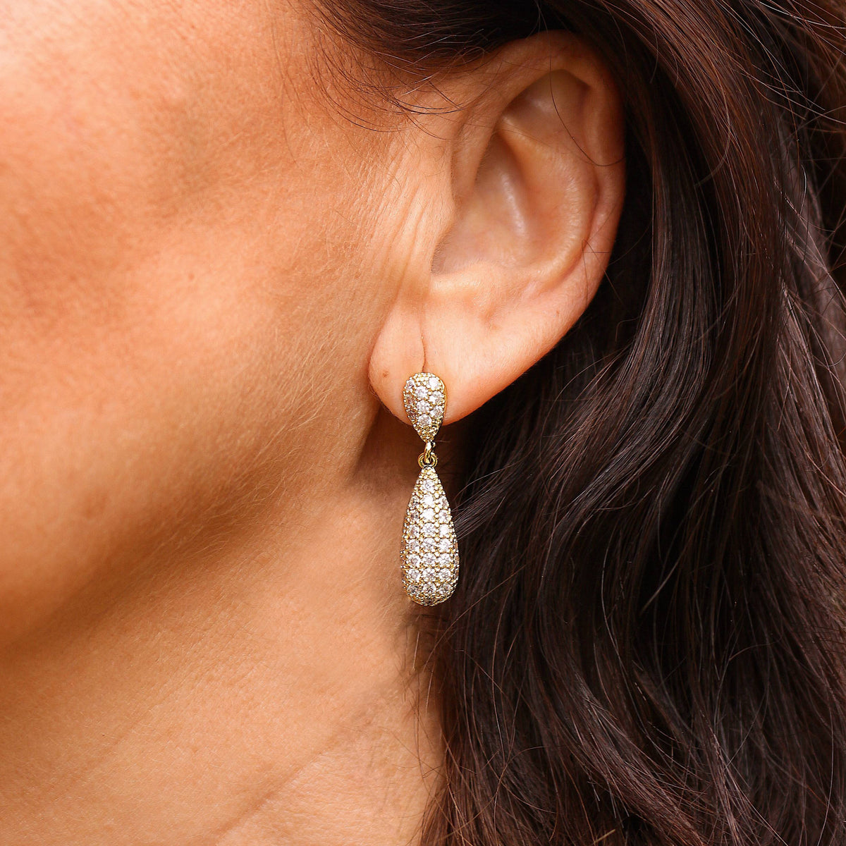 Pendientes Lágrima de Circonitas