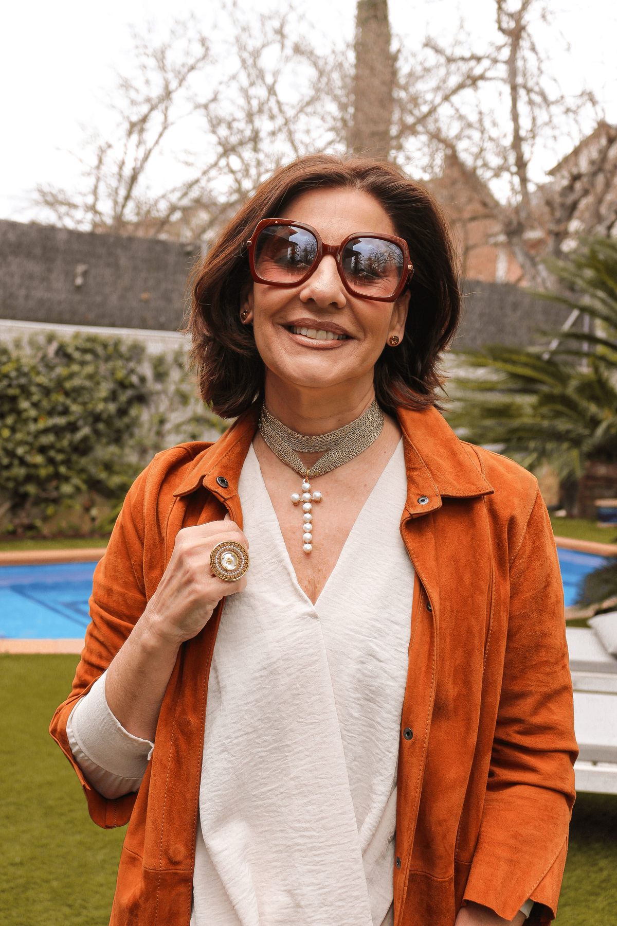 Pendientes Botón Cristal de Swarovski®