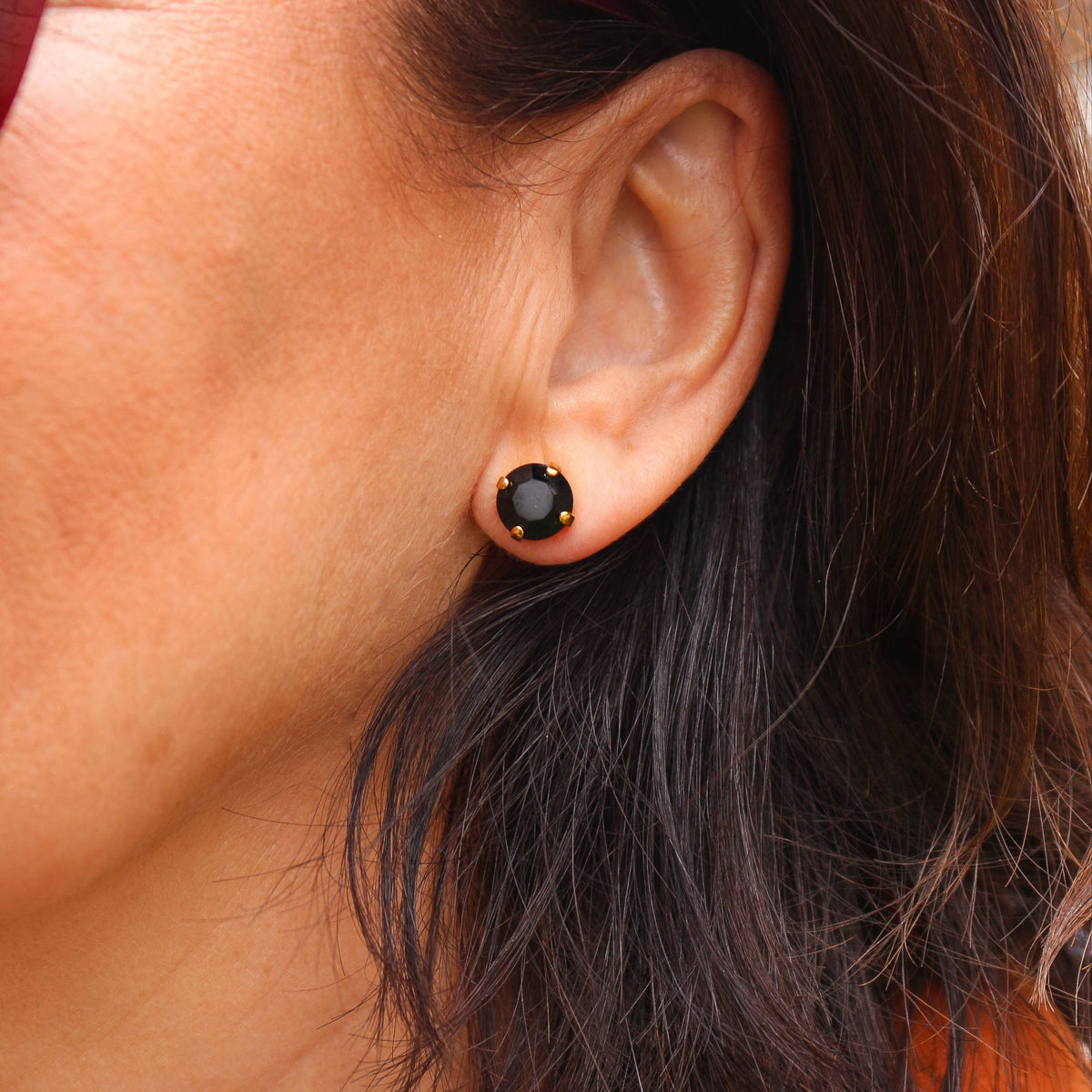 Pendientes Botón Cristal de Swarovski®