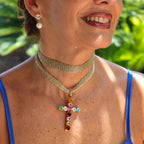 Swarovski® Crystal Lake Como Cross