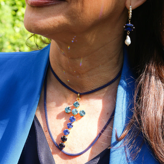 Cordón de Colores Azul Marino