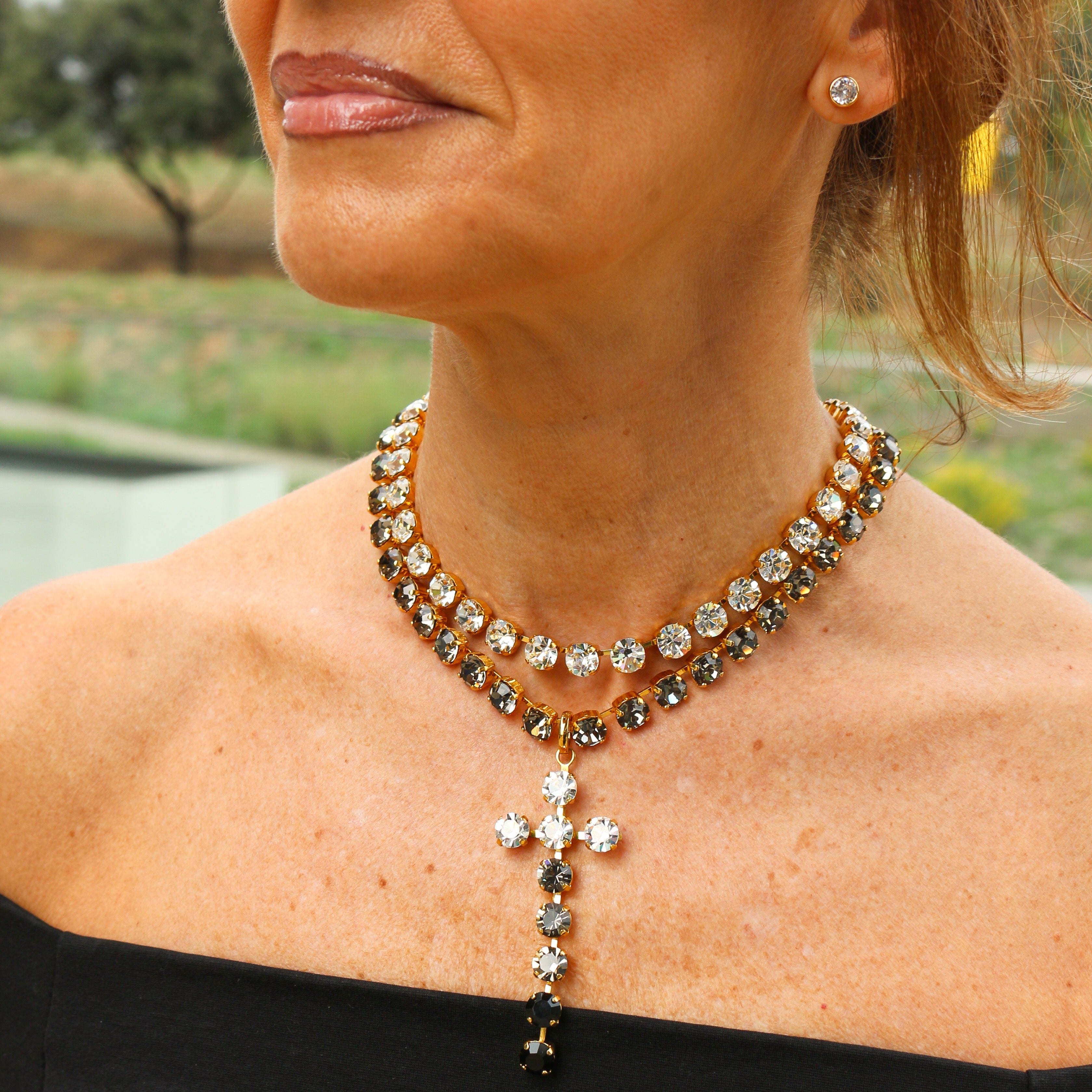 Gargantilla Atenea con Cristal de Swarovski®