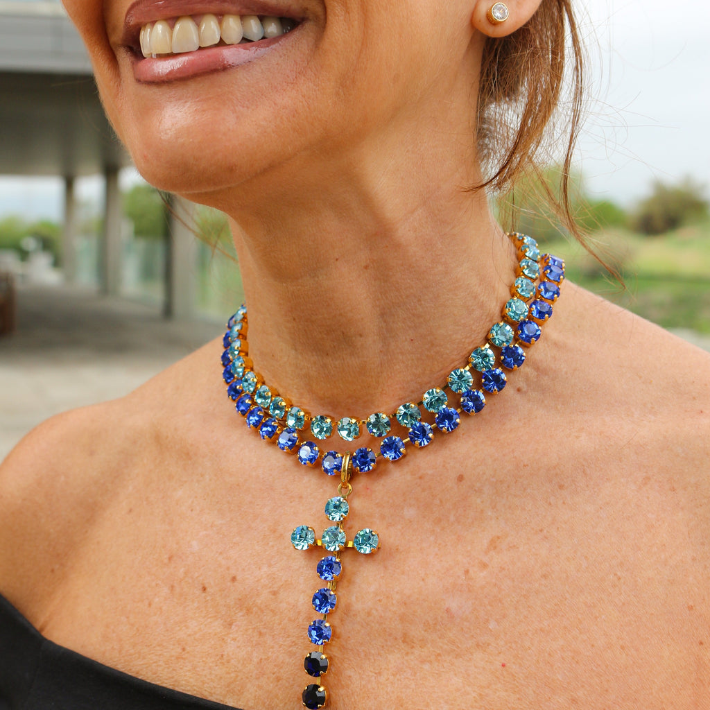 Aegean Cross with Swarovski® Crystal