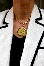Medalla Inicial Caramelo XL