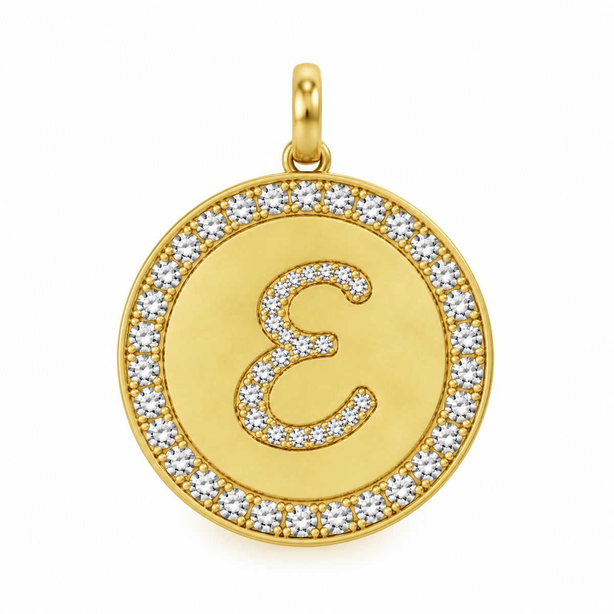 Medalla Inicial Strass XL